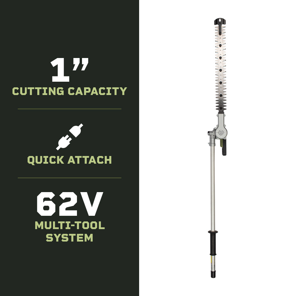 62V Multi-Tool 20" Hedge Trimmer Attachment