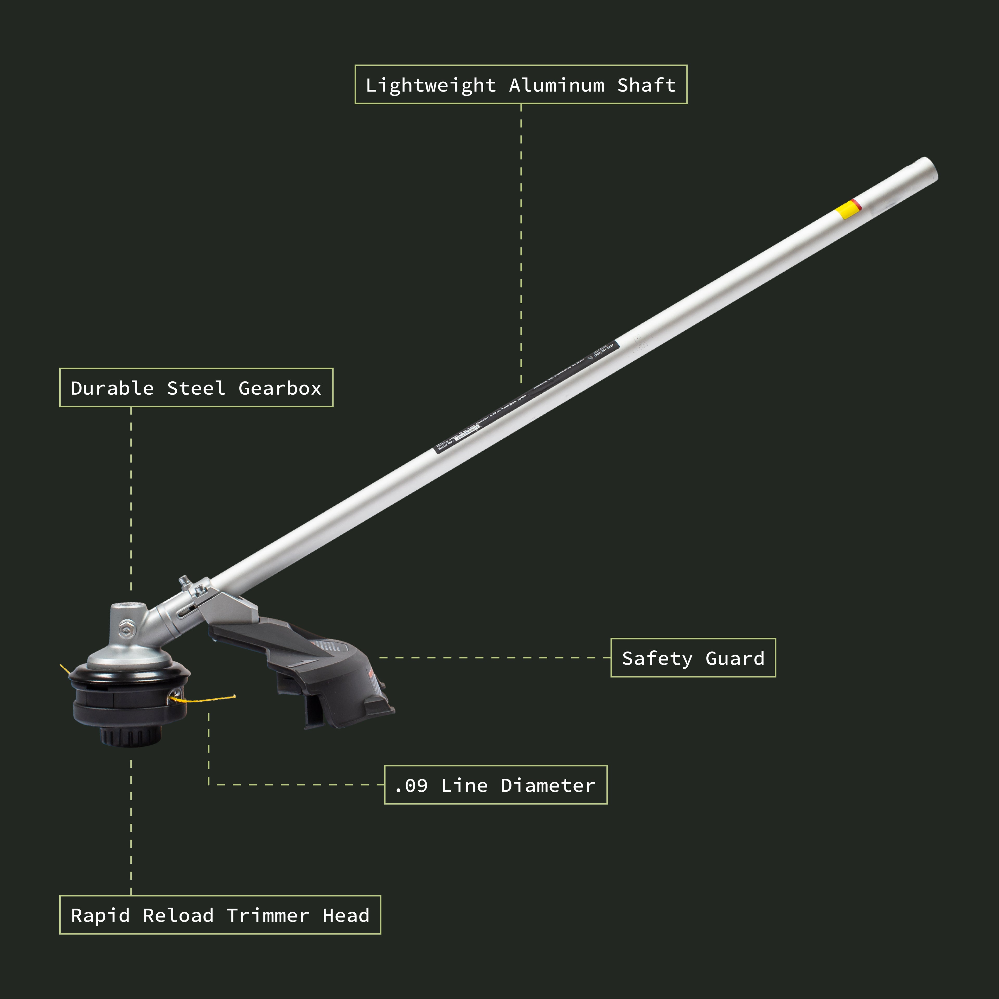 62V Multi-Tool 16" String Trimmer Attachment